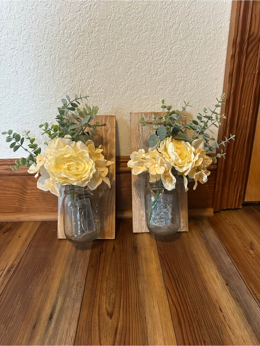 Rustic sconces